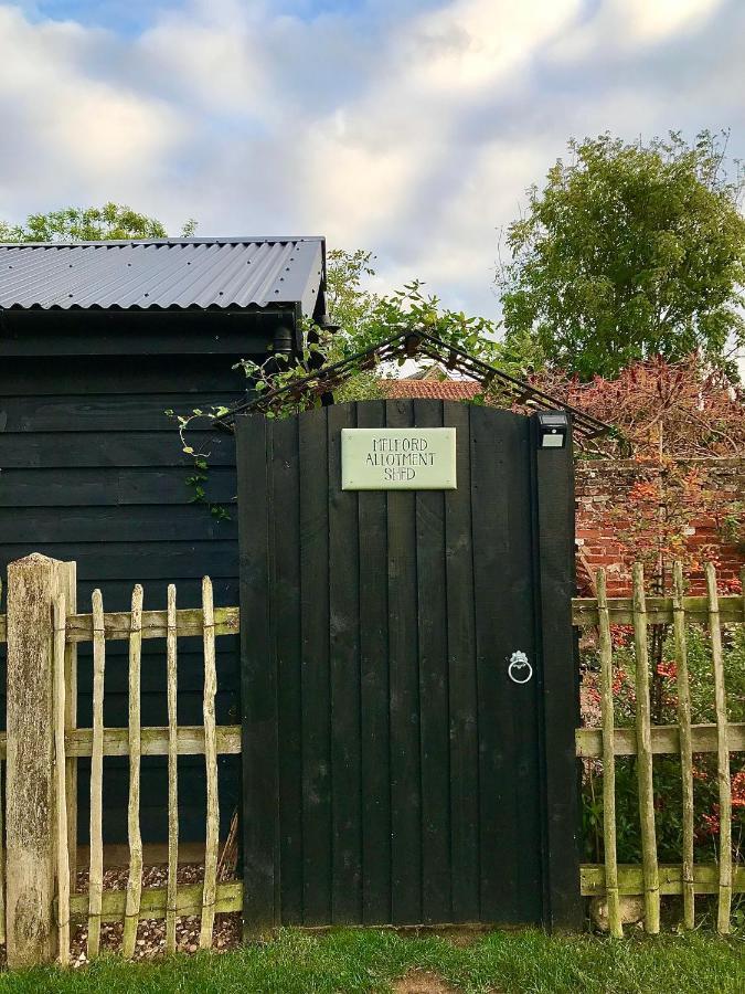 Melford Allotment Shed-Vintage Lodge Suffolk Long Melford Exterior foto